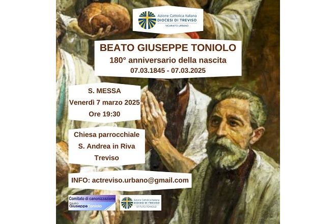 180° Anniversario della nascita del Beato Giuseppe Toniolo